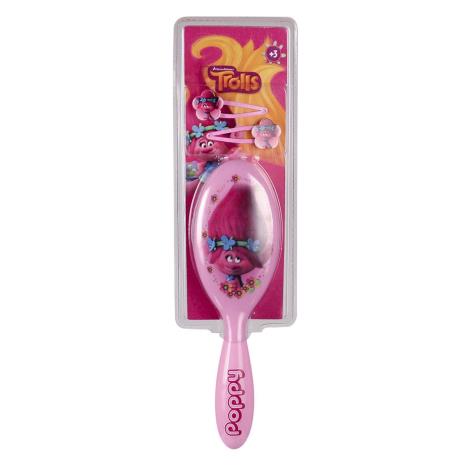 Trolls Poppy Hair Brush & Clips Set £8.49
